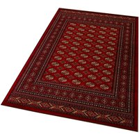 Wellhome - Wohnzimmer Teppich Rot Design Polyesterteppich - 60x100cm - Rot von WELLHOME