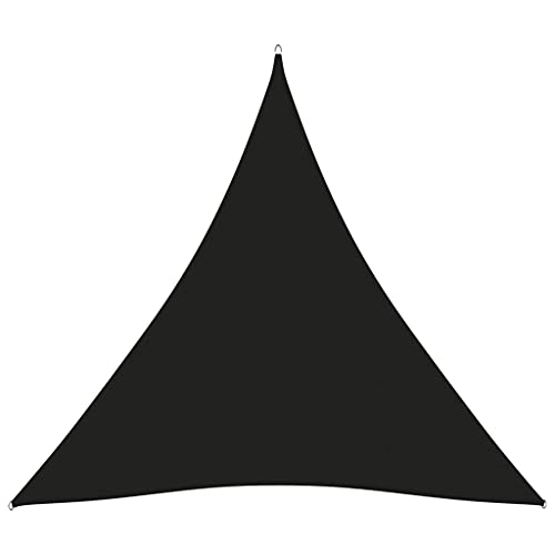 Sonnensegel Oxford-Gewebe Dreieckig 4x4x4 m Schwarz von WELLIKEA