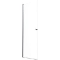 WELLWATER Drehtür »Smart«, BxH: 80 x 195 cm, Glas, silberfarben/transparent von WELLWATER