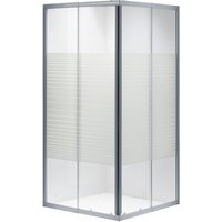 WELLWATER Eckeinstieg, Höhe: 180 cm, Sicherheitsglas - weiss WELLWATER Eckeinstieg, Höhe: 180 cm, Sicherheitsglas - weiss von WELLWATER