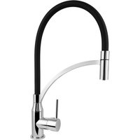 WELLWATER Einhebelmischer, Chrom -Schwarz, 360° schwenkbarer Auslauf WELLWATER Einhebelmischer, Chrom -Schwarz, 360° schwenkbarer Auslauf von WELLWATER