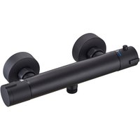 WELLWATER Wannen- und Brausethermostat »Benevent«, Messing, pulverbeschichtet, matt-schwarz von WELLWATER