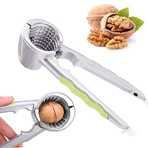 WELLXUNK Nussknacker,Edelstahl Nußknacker Walnüsse,Nutcracker,Metall Walnussknacker,Haselnussknacker,Walnüsse Nussöffner,Nuts Cracker Tool,für Meeresfrüchte Shell Hummerkrabbe Haselnuss Walnuss von WELLXUNK