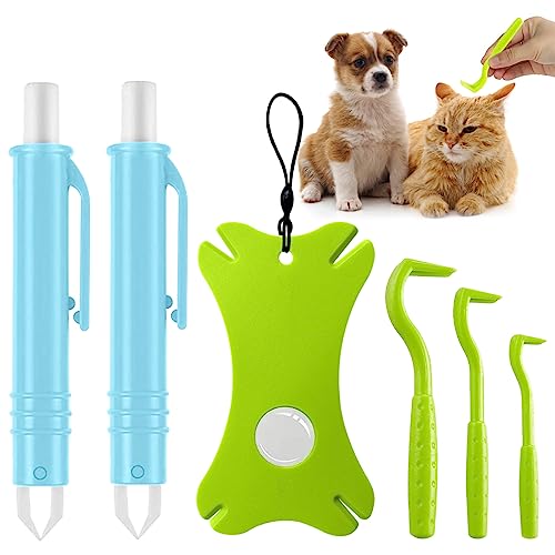 WELLXUNK Zeckenzange für Hunde, Katzen und Menschen, Enthält 2 Zeckenzangen, 3 Zeckenhaken und 1 Zeckenkarte, Zeckenentferner Set, Zeckenpinzette Set, Schmerzfrei Zecken entfernen in Sekunden WELLXUNK Zeckenzange für Hunde, Katzen und Menschen, Enthält 2 Zeckenzangen, 3 Zeckenhaken und 1 Zeckenkarte, Zeckenentferner Set, Zeckenpinzette Set, Schmerzfrei Zecken entfernen in Sekunden von WELLXUNK