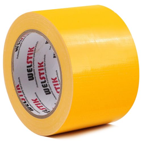 WELSTIK Professionelles Klebeband,75mm*41m, Gelb von WELSTIK