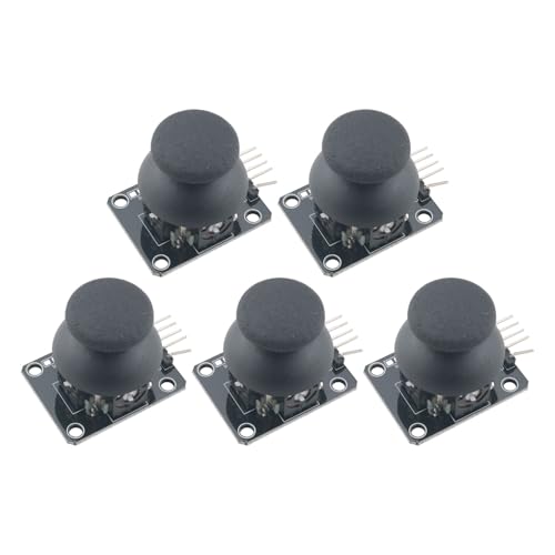 WELWIK Joystick-Modul, Game-Controller, Sensorboard-Modul, Elektronik, Computer-Zubehör, Schwarz, 5 Stück von WELWIK