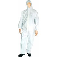 Einweg-Overall EN-1149-1 antistatisch weiß, 55 g/m2, Gr. 3XL von WEMAG