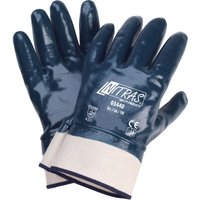 Wemag - Nitrilhandschuh,blau, Stulpe,vollbeschichtet, Gr. 8 12 Stk von WEMAG