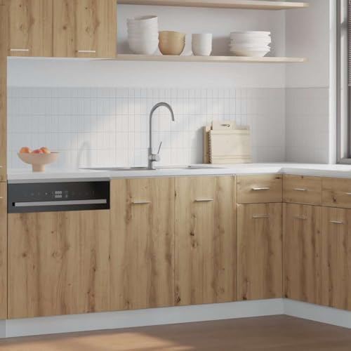 Spülenunterschrank Lyon Artisan-Eiche Moderner Küchenschrank aus Eichenholz mit Stauraum und elegantem Design 80x46x81,5 cm Holzwerkstoff Spülenunterschrank Lyon Artisan-Eiche Moderner Küchenschrank aus Eichenholz mit Stauraum und elegantem Design 80x46x81,5 cm Holzwerkstoff von WEMYUFURN
