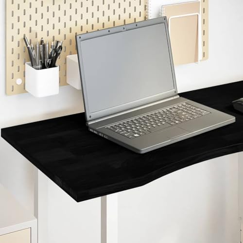 WEMYUFURN Schreibtischplatte Dunkelbraun 100x60x2,5 cm Massivholz Eiche Holztischplatte Massivholzplatte Tischlerplatte für Wohnzimmer Arbeitsplatte WEMYUFURN Schreibtischplatte Dunkelbraun 100x60x2,5 cm Massivholz Eiche Holztischplatte Massivholzplatte Tischlerplatte für Wohnzimmer Arbeitsplatte von WEMYUFURN