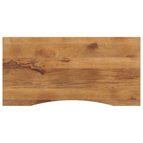 WEMYUFURN Schreibtischplatte mit Aussparung 140x50x2,5cm Massivholz Mango Holztischplatte Rustikale Tischplatte Massivholztafel für Esstisch Schreibtisch WEMYUFURN Schreibtischplatte mit Aussparung 140x50x2,5cm Massivholz Mango Holztischplatte Rustikale Tischplatte Massivholztafel für Esstisch Schreibtisch von WEMYUFURN
