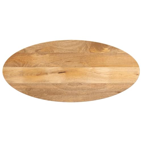 WEMYUFURN Tischplatte 140x50x2,5 cm Oval Massivholz Mango Bauholzplatte Echtholzplatte Wohnzimmertischplatte für Arbeitsplatte Schreibtisch WEMYUFURN Tischplatte 140x50x2,5 cm Oval Massivholz Mango Bauholzplatte Echtholzplatte Wohnzimmertischplatte für Arbeitsplatte Schreibtisch von WEMYUFURN