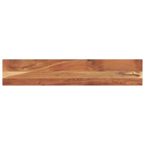 WEMYUFURN Tischplatte 180x20x3,8 cm Rechteckig Massivholz Akazie Rustikale Platte Holztafel Naturholztafel für Wohnzimmer Schreibtisch von WEMYUFURN