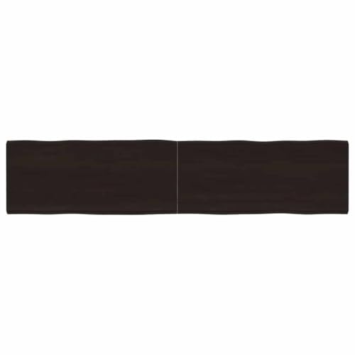 WEMYUFURN Tischplatte 180x40x(2-4) cm Massivholz Behandelt Baumkante DIY Möbelbau Naturholztafel DIY Holzplatte für Schreibtisch Arbeitsplatte von WEMYUFURN