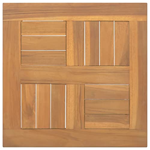WEMYUFURN Tischplatte Quadratisch 40x40x2,5 cm Massivholz Teak DIY Holzplatte Rustikale Platte Rustikale Tischplatte für Arbeitsplatte Wohnzimmer WEMYUFURN Tischplatte Quadratisch 40x40x2,5 cm Massivholz Teak DIY Holzplatte Rustikale Platte Rustikale Tischplatte für Arbeitsplatte Wohnzimmer von WEMYUFURN