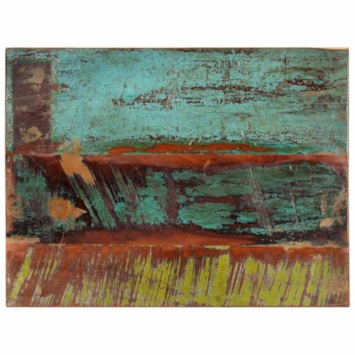 WEMYUFURN Tischplatte Rechteckig 60x80 cm 25-27 mm Altholz Massiv Massivholztafel Massivholzplatte Holzplatte für Möbelbau für Wohnzimmer Arbeitsplatte von WEMYUFURN