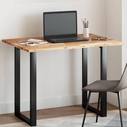 WEMYUFURN Tischplatte Rechteckig 80x70x2 cm Massivholz Akazie Holztafel Bauholzplatte Rustikale Platte für Esstisch Schreibtisch von WEMYUFURN
