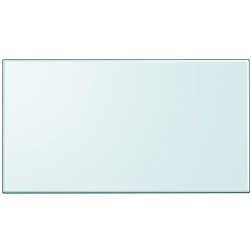 WEMYUFURN Tischplatte aus gehärtetem Glas rechteckig 1200x650 mm Esstischplatte Holz Rustikale Platte Tischlerplatte für Arbeitsplatte Esstisch von WEMYUFURN