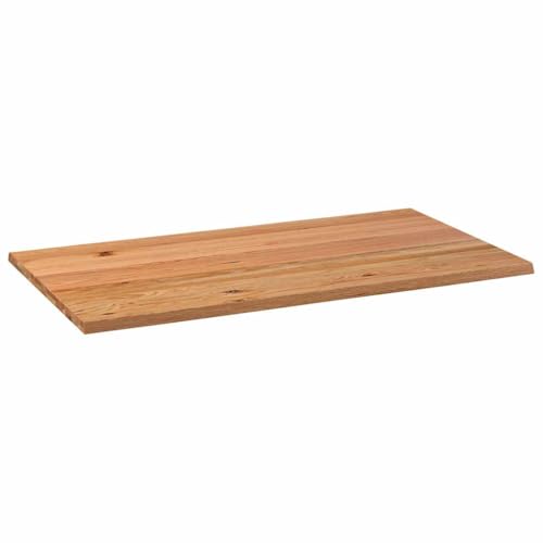 WEMYUFURN Tischplatte mit Baumkanten 180x100x4 cm Massivholz Eiche Rechteckig Holztischplatte Naturholz Tischplatte DIY Möbelbau für Wohnzimmer Schreibtisch von WEMYUFURN