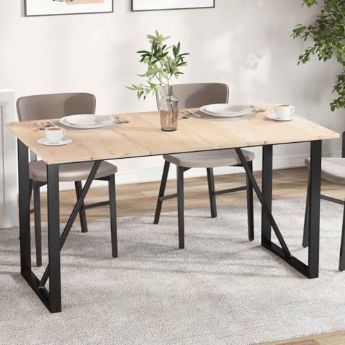 WEMYUFURN Tischplatten 3 STK. 80x47x1,7 cm Rechteckig Massivholz Kiefer DIY Holzplatte Wohnzimmertischplatte Rustikale Tischplatte für Schreibtisch Wohnzimmer von WEMYUFURN