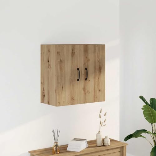 WEMYUFURN Wandmontierbarer Hängeschrank aus Holzwerkstoff mit Stauraum für Bad und Wohnbereich von WEMYUFURN