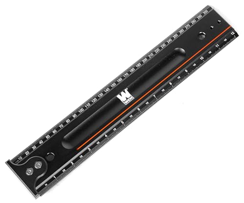 WEN 30,5 cm Messlineal mit Hakenstopp (ME812R) von WEN