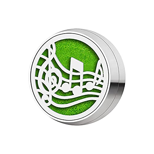 WENDAO Edelstahl Magnet Clips Mini Aromaöl Clipschnalle Diffusor Medaillon Magnetische Schnalle Auto Diffusor Vent Clip Aromatherapie Aroma Medaillon Öl Diffusor Geschenk für Gesicht Mask (A) von WENDAO