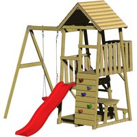 WENDITOYS Kletterspielturm »Gorilla«, BxHxT: 270 x  270 x  290 cm, natur - braun von WENDITOYS