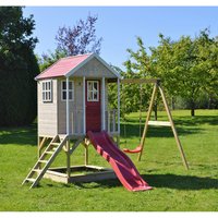 WENDITOYS Spielhaus »Alpaka«, BxHxT: 350 x 242 x 290 cm, Holz, natur - beige von WENDITOYS