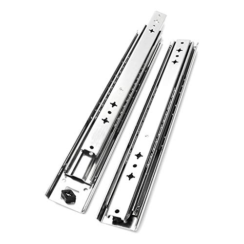 cabinet drawer slides, runners1 Pair Ultra Silent Ball Bearing Full Extension Drawer Runners Slides,Heavy Duty 120kg,250mm~1000mm,for Industrial Cabinets,Modified Cars (10in/250mm)(38in/950mm) von WENFEN