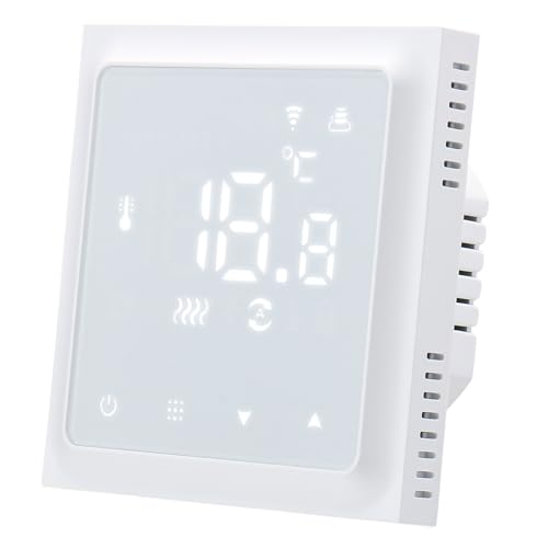 Wengart WiFi Thermostat für Wasser Fußbodenheizung WG611,max 3A Programmierbare Fußbodenheizung Thermostate,Kompatibel mit Google und Alexa Sprachsteuerung von WENGART