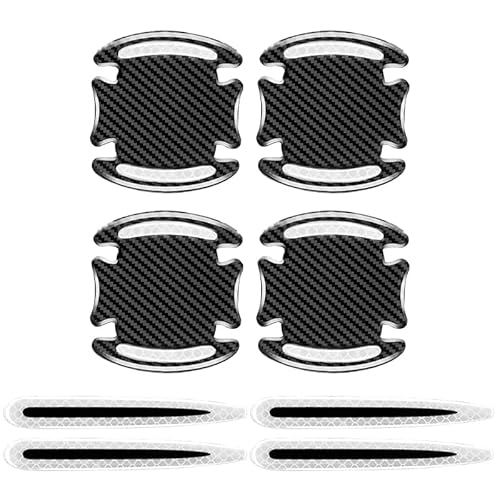 8 Stück Auto Türgriff Schutzfolie Türgriff-Leuchtaufkleber für BMW 5 Series 5er Serie 5 E60 E61 F10 F11 F07 F18 G30 G31 G38 G60 G61 G68, Selbstklebend Autotür Griffe Aufkleber Kratzschutz Aufkleber von WENGONG