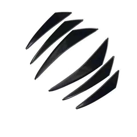 WENGONG 6 Stücke Auto Frontspoiler Frontstoßstange für VW Transporter Multivan Caravelle T6 2015-2020, Auto Frontstoßstange Canards Refit Antikratzer Windwiderstand Reduzierung,Schwarz WENGONG 6 Stücke Auto Frontspoiler Frontstoßstange für VW Transporter Multivan Caravelle T6 2015-2020, Auto Frontstoßstange Canards Refit Antikratzer Windwiderstand Reduzierung,Schwarz von WENGONG