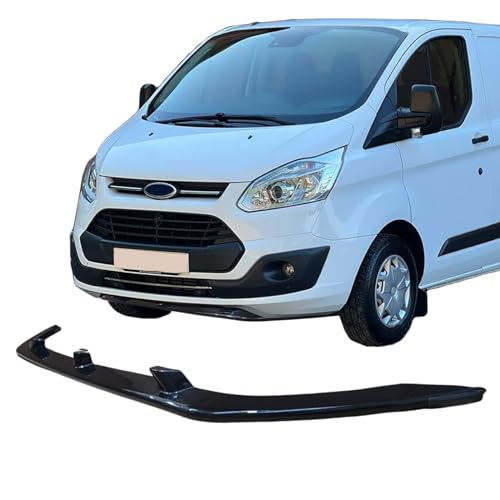 WENGONG Auto Frontspoiler für Ford Transit Custom 2012-2017, ABS Auto Frontlippe Spoiler Auto Frontschürze Unteren Spoiler Untere Diffusor Lippe von WENGONG