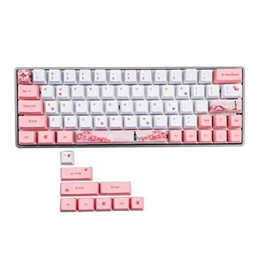 73 For Key OEM PBT Cute Keycaps Dye-Sublimation Keyboard Cute Keycap For GH60 GK61 GK64 Keyboard Textured Keycaps von WENGU