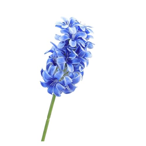 WENH 10 Stücke Künstliche Seidenblume Hyazinthe Hochzeitssaal Anordnung Road Guide Gefälschte Delphinium Blumen Home Zimmer Dekoration(Blue) von WENH