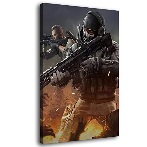 Call of Duty Mobile Ghost Leinwand-Kunst-Poster und Wand-Kunstdruck, modernes Familienschlafzimmerdekor-Poster von WENIN