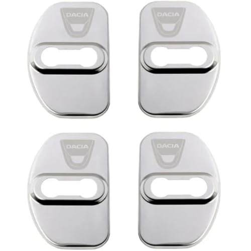 4 Stück Auto Türschloss Abdeckung für Dacia Duster II 2018-2021 2021-2022 2022-, TüRschloss Dekoration Schutzabdeckung Edelstahl-Türriegel Zubehör,Silver 4 Stück Auto Türschloss Abdeckung für Dacia Duster II 2018-2021 2021-2022 2022-, TüRschloss Dekoration Schutzabdeckung Edelstahl-Türriegel Zubehör,Silver von WENINETIES