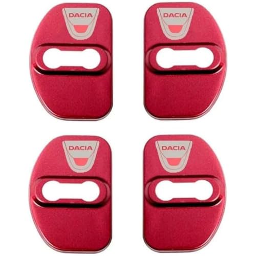 4 Stück Auto Türschloss Abdeckung für Dacia Sandero II Stepway 2012-2016 2016-2020, TüRschloss Dekoration Schutzabdeckung Edelstahl-Türriegel Zubehör,Red 4 Stück Auto Türschloss Abdeckung für Dacia Sandero II Stepway 2012-2016 2016-2020, TüRschloss Dekoration Schutzabdeckung Edelstahl-Türriegel Zubehör,Red von WENINETIES