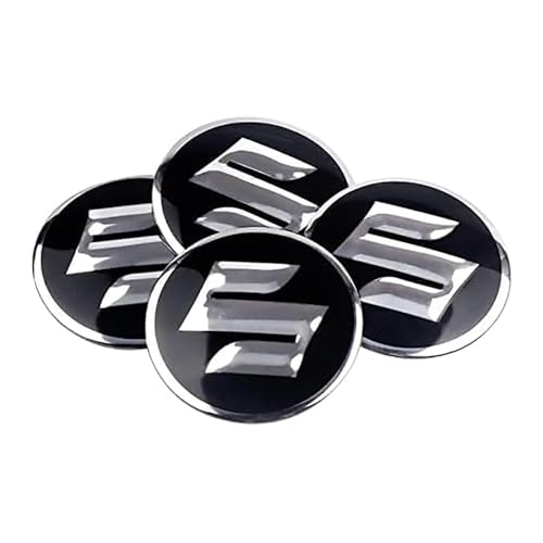 4 Stück Nabenkappen Aufkleber für Suzuki Swift IV Year of Manufacture 2010 2011-2017, 56mm Radkappenaufkleber Auto-Radkappen Aufkleber mit Logo Auto Nabe Mitte Abdeckung Dekorative Aufkleber 4 Stück Nabenkappen Aufkleber für Suzuki Swift IV Year of Manufacture 2010 2011-2017, 56mm Radkappenaufkleber Auto-Radkappen Aufkleber mit Logo Auto Nabe Mitte Abdeckung Dekorative Aufkleber von WENINETIES