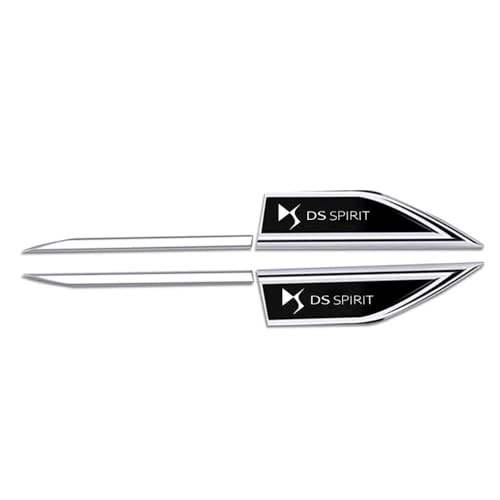 WENINETIES 2 Stück Auto Emblem Aufkleber für DS 4 II 2021-, Auto Metall Emblem Aufkleber Auto Logo Aufkleber Abzeichen Buchstaben Aufkleber,Bla-ck WENINETIES 2 Stück Auto Emblem Aufkleber für DS 4 II 2021-, Auto Metall Emblem Aufkleber Auto Logo Aufkleber Abzeichen Buchstaben Aufkleber,Bla-ck von WENINETIES