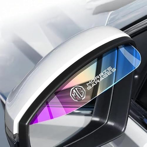 WENINETIES 2 Stück Auto Rückspiegel Regenschutz für MG ZS 2017-2022 2023 2024, Seitenspiegel Regenschutz Rückspiegel Regen Augenbraue,B von WENINETIES