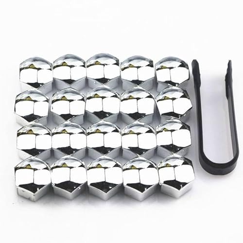 WENINETIES 20 Stück Radmutterabdeckungen für Buick Encore GX 2020-2026, Auto Radschraubenkappen Wasserdicht Staubdicht mit Entfernung Werkzeug,Silver-17mm WENINETIES 20 Stück Radmutterabdeckungen für Buick Encore GX 2020-2026, Auto Radschraubenkappen Wasserdicht Staubdicht mit Entfernung Werkzeug,Silver-17mm von WENINETIES