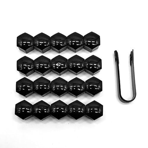 WENINETIES 20 Stück Radmutterabdeckungen für Buick Envision 2016-2020 2021-2025, Auto Radschraubenkappen Wasserdicht Staubdicht mit Entfernung Werkzeug,Bla-ck-17mm WENINETIES 20 Stück Radmutterabdeckungen für Buick Envision 2016-2020 2021-2025, Auto Radschraubenkappen Wasserdicht Staubdicht mit Entfernung Werkzeug,Bla-ck-17mm von WENINETIES