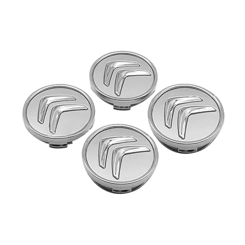 WENINETIES 4 Stück Auto Nabendeckel für Citroen AMI Electric I 2020-, Radnabendeckel Felgenkappen Radnabenkappen Nabenkappen Radnabenabdeckung,Silver-O.D-60MM WENINETIES 4 Stück Auto Nabendeckel für Citroen AMI Electric I 2020-, Radnabendeckel Felgenkappen Radnabenkappen Nabenkappen Radnabenabdeckung,Silver-O.D-60MM von WENINETIES