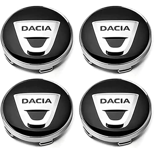 WENINETIES 4 Stück Auto Nabendeckel für Dacia Lodgy 2012-2017 2017-, Radnabendeckel Felgenkappen Radnabenkappen Nabenkappen Radnabenabdeckung,O.D-56MM-Bla-ck WENINETIES 4 Stück Auto Nabendeckel für Dacia Lodgy 2012-2017 2017-, Radnabendeckel Felgenkappen Radnabenkappen Nabenkappen Radnabenabdeckung,O.D-56MM-Bla-ck von WENINETIES