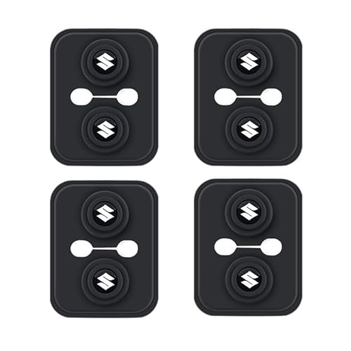 WENINETIES 4 Stück Auto Türschloss Abdeckung für Suzuki Swift 2010-2016 2017-2021 2022 2024, Türverriegelungsabdeckung Auto Silikon Schutzhüllen Geräuscharmer Stoßdämpfung Aufkleber WENINETIES 4 Stück Auto Türschloss Abdeckung für Suzuki Swift 2010-2016 2017-2021 2022 2024, Türverriegelungsabdeckung Auto Silikon Schutzhüllen Geräuscharmer Stoßdämpfung Aufkleber von WENINETIES