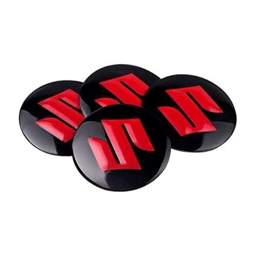 WENINETIES 4 Stück Nabenkappen Aufkleber für Suzuki Swift V 2010-2017, 56mm Radkappenaufkleber Auto-Radkappen Aufkleber mit Logo Auto Nabe Mitte Abdeckung Dekorative Aufkleber,Red WENINETIES 4 Stück Nabenkappen Aufkleber für Suzuki Swift V 2010-2017, 56mm Radkappenaufkleber Auto-Radkappen Aufkleber mit Logo Auto Nabe Mitte Abdeckung Dekorative Aufkleber,Red von WENINETIES