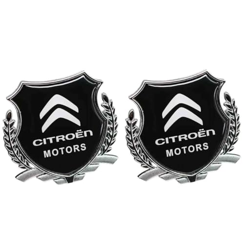 WENINETIES Auto Aufkleber für Citroen Ds7 DS 7 Crossback 2018 2020 2021 2022 2023 2024, Logo-Aufkleber Autoaufkleber Aesthetic Sticker Fahrzeugfolie-Selbstklebende Zubehör,Silver Edge-Small von WENINETIES