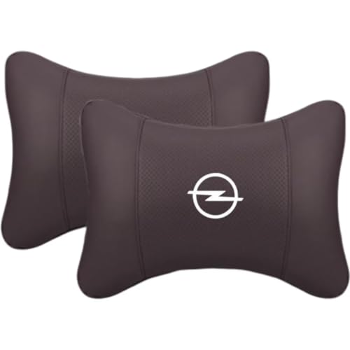 WENINETIES Auto Kopfstütze für Opel Vauxhall Insignia B Sports Tourer 2017+, Auto Memory Foam Nackenkissen Kopfkissen Bietet Verstellbaren Schultergurt, 2 Lumbar Pillows-D von WENINETIES